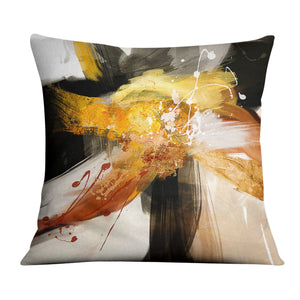 Combust of Color Cushion Cushion Cushion Square Clock Canvas