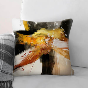Combust of Color Cushion Cushion Cushion Square Clock Canvas
