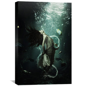 Come With Me Canvas Art 30 x 45cm / Unframed Canvas Print Clock Canvas