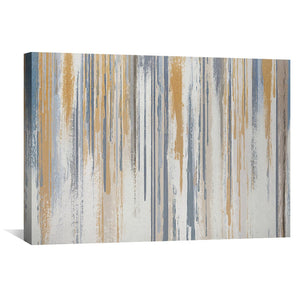 Complimentary Abstract Canvas Art Clock Canvas