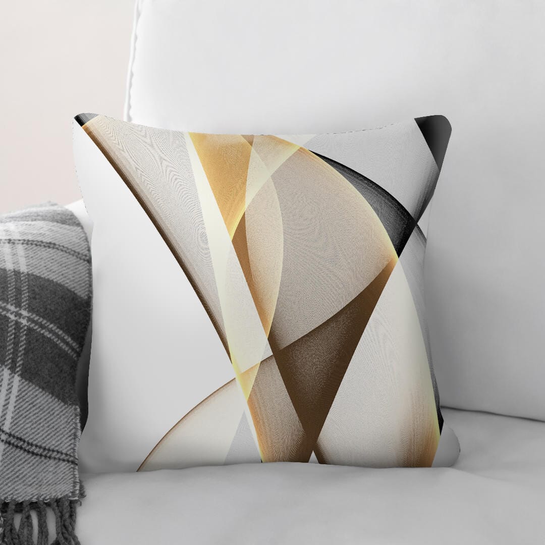 Contrasting Waves B Cushion Cushion Cushion Square Clock Canvas