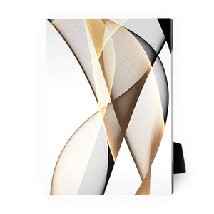 Contrasting Waves B Desktop Canvas Desktop Canvas 18 x 13cm Clock Canvas