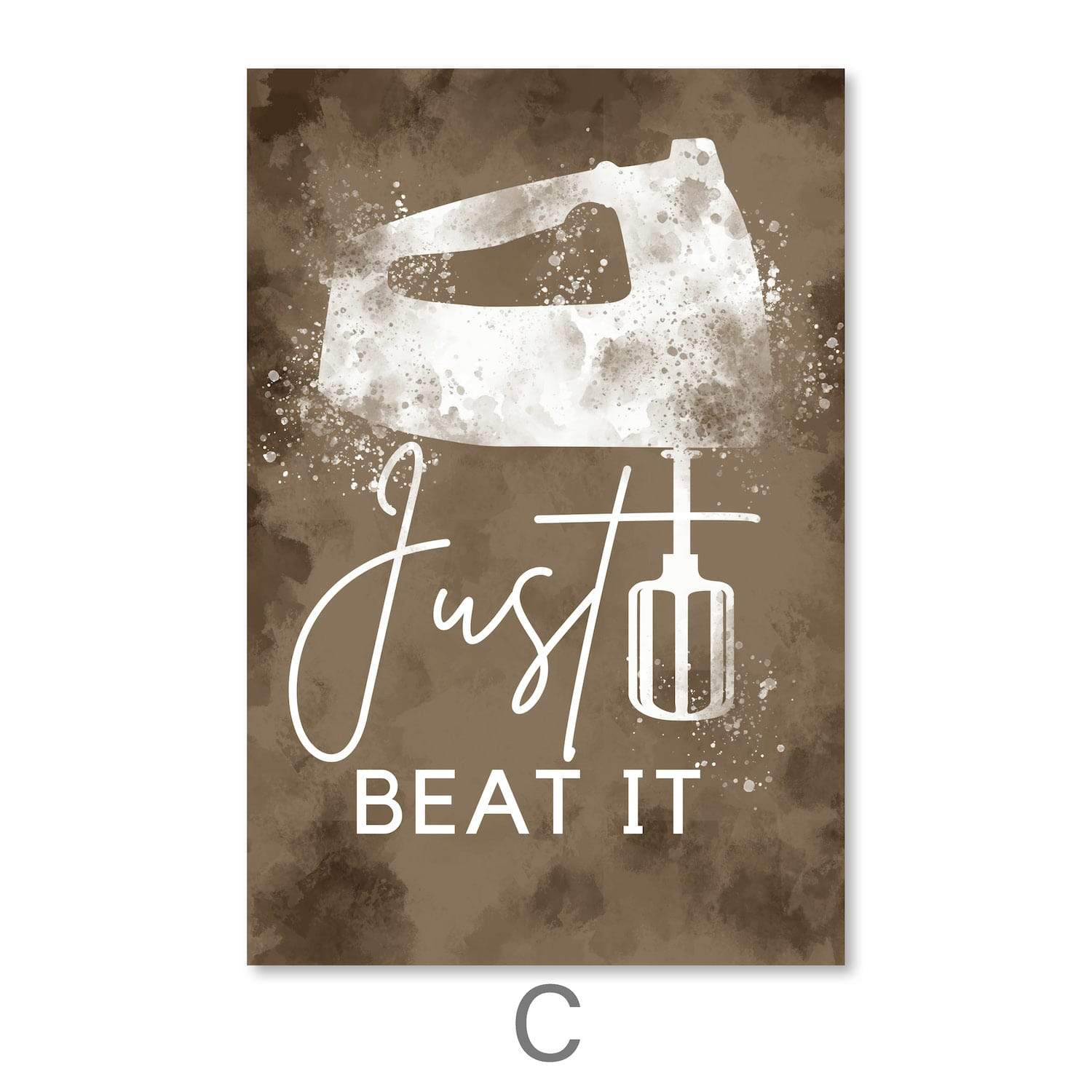 Cookin Vibes Canvas Art Clock Canvas