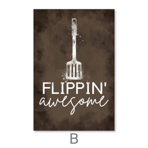 Cookin Vibes Canvas Art Clock Canvas