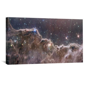 Cosmic Cliffs 2 Canvas Art 50 x 25cm / Unframed Canvas Print Clock Canvas