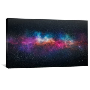 Cosmos Canvas Art 50 x 25cm / Unframed Canvas Print Clock Canvas