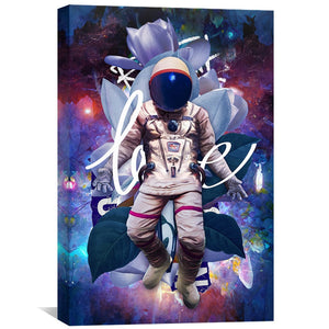 Cosmos Canvas Art Clock Canvas