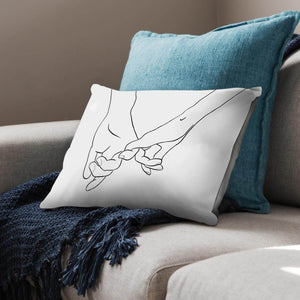 Couple Hands Cushion Cushion Cushion Landscape Clock Canvas