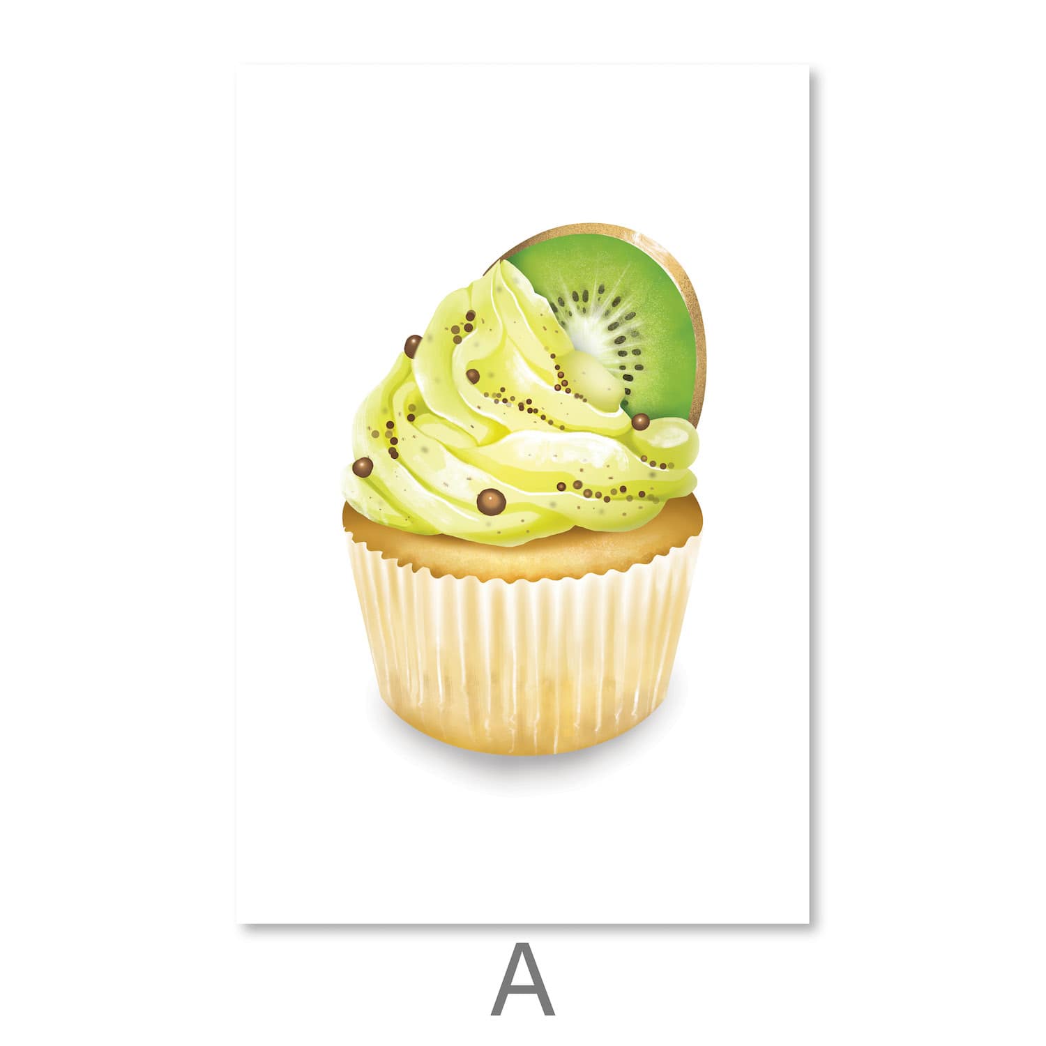 Cupcake Delicacies Canvas Art A / 30 x 45cm / Unframed Canvas Print Clock Canvas