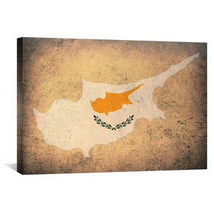 Cyprus Canvas Art 45 x 30cm / Unframed Canvas Print Clock Canvas