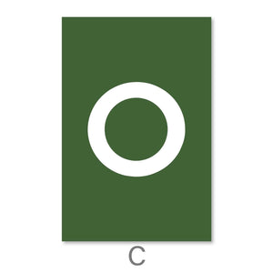 Dalgona Symbols Canvas Art Clock Canvas