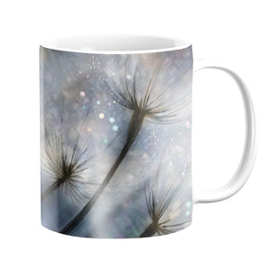 Dandelion Space Mug Mug White Clock Canvas