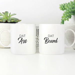 Dat Ass Dat Beard Mug Mug Clock Canvas