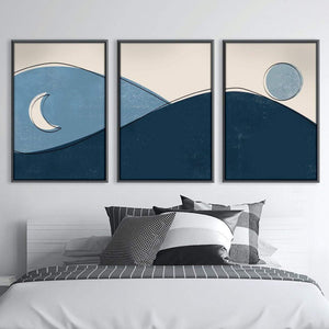 Dawn And Dusk Canvas Art Clock Canvas