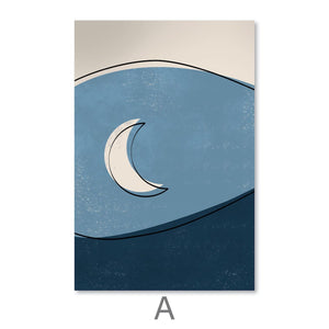 Dawn And Dusk Canvas Art Clock Canvas