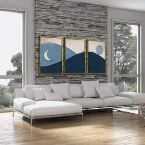 Dawn And Dusk Canvas Art Clock Canvas