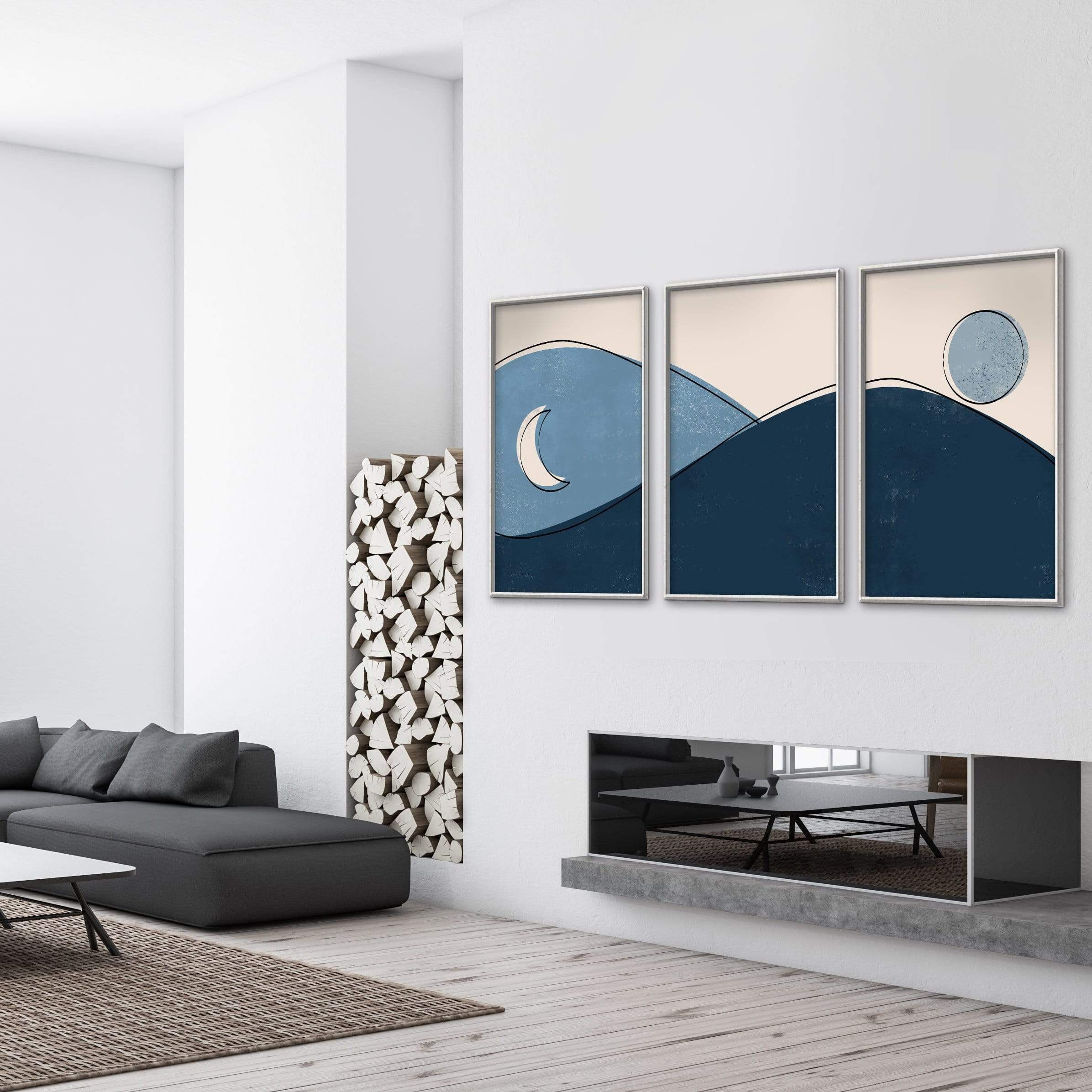 Dawn And Dusk Canvas Art Clock Canvas