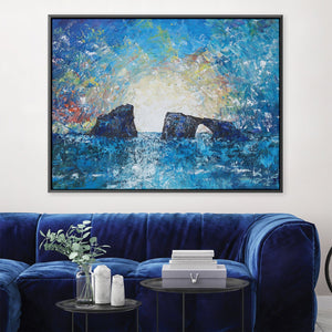 Dawn at the Gatekeepers Canvas Art Clock Canvas