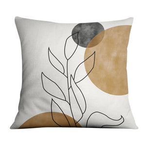 Dawn of Leaves C Cushion Cushion 45 x 45cm Clock Canvas