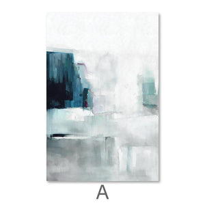 Deep Pacific Canvas Art A / 40 x 50cm / No Board - Canvas Print Only Clock Canvas