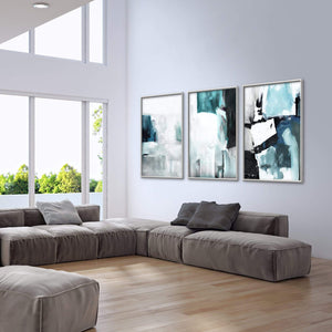 Deep Pacific Canvas Art Clock Canvas