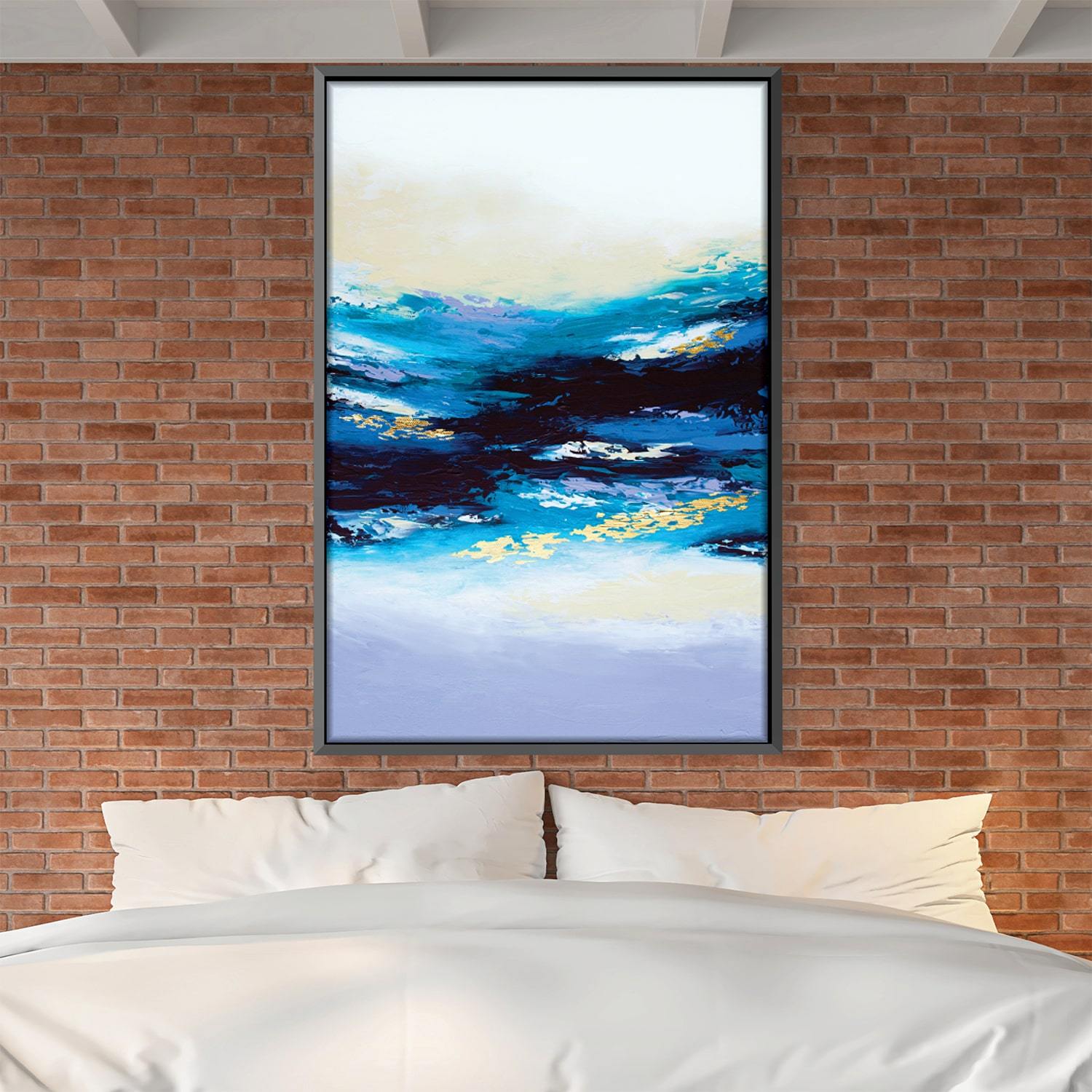 Deep Serenity Canvas Art Clock Canvas