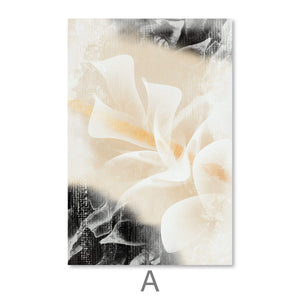 Delicate Spirit Canvas Art A / 40 x 60cm / Unframed Canvas Print Clock Canvas