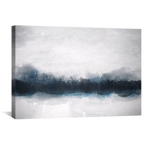 Depth in the Blue Canvas Art Clock Canvas