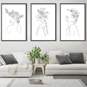 Desired Beauty Canvas Art Clock Canvas