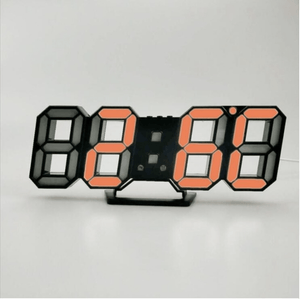 Digitizer Desk Clock Black - Orange Clock Canvas