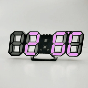 Digitizer Desk Clock Black - Purple Clock Canvas