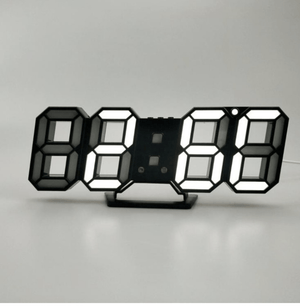 Digitizer Desk Clock Black - White Clock Canvas