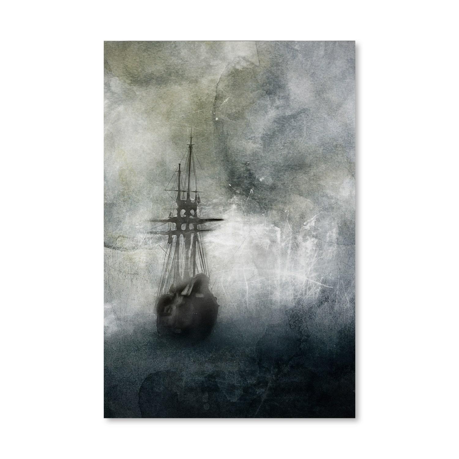 Distant Ships Canvas Art Clock Canvas