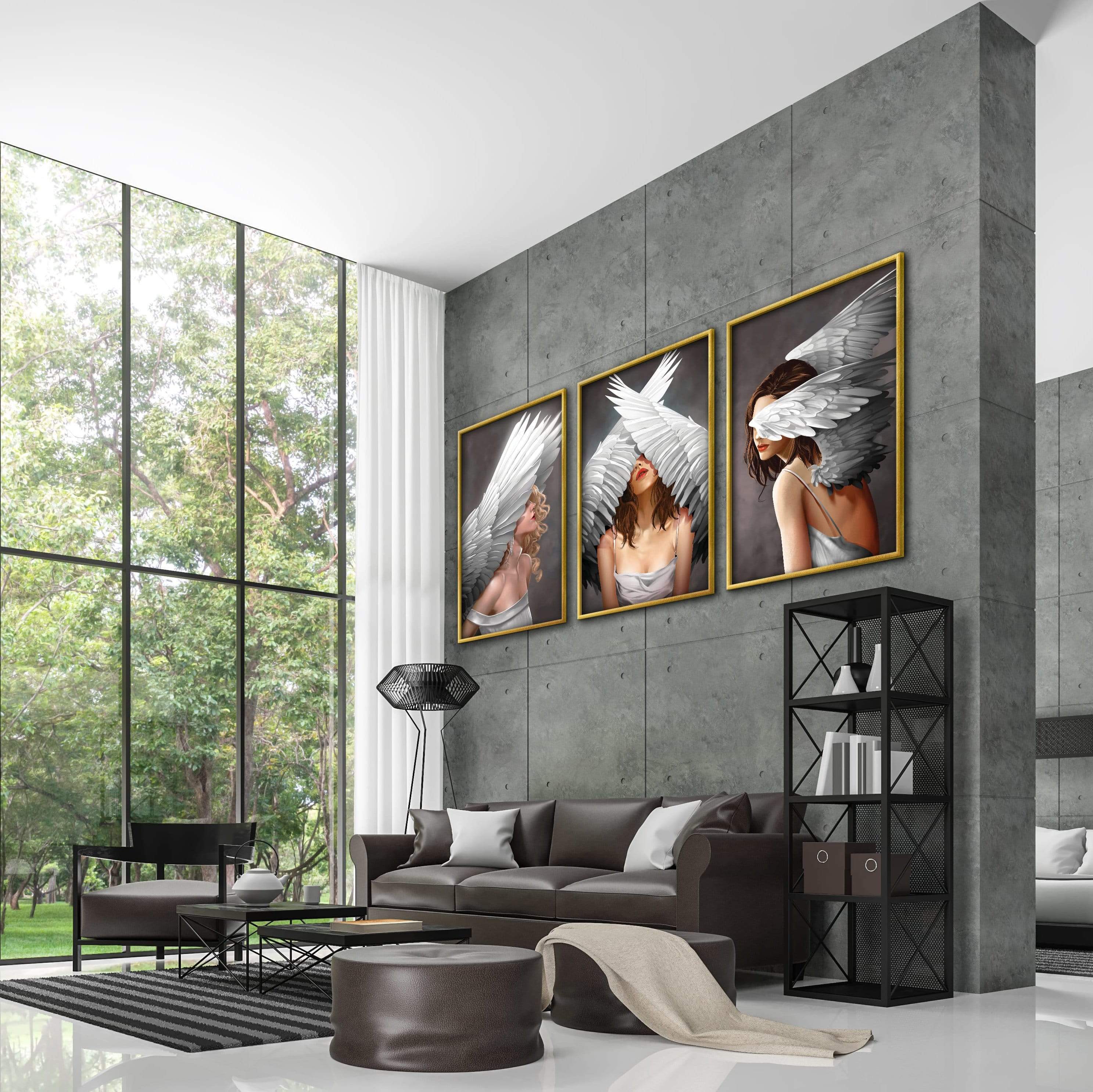 Divine Angels Canvas Art Clock Canvas