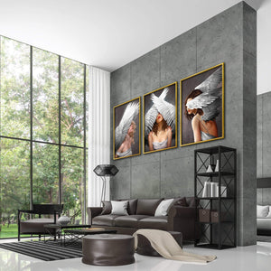 Divine Angels Canvas Art Clock Canvas