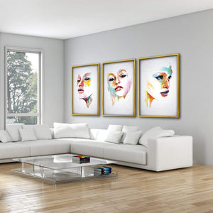 Divine Mask Canvas Art Clock Canvas