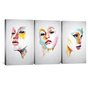 Divine Mask Canvas Art Clock Canvas