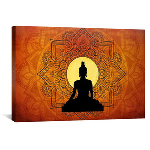 Divine Meditation Canvas Art Clock Canvas