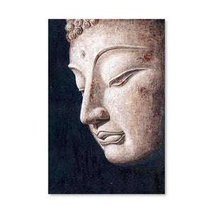 Divine Profile Oil Painting Oil Clock Canvas