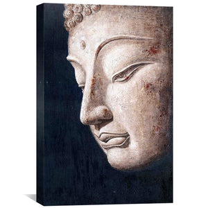 Divine Profile Oil Painting Oil Clock Canvas