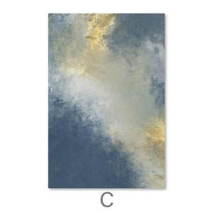 Divine Sky Canvas Art C / 40 x 60cm / Unframed Canvas Print Clock Canvas