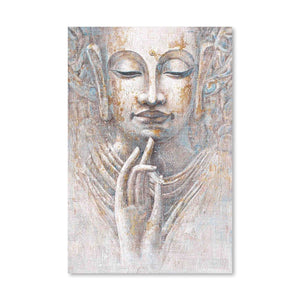 Divine Statue Oil Painting Oil Clock Canvas