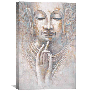 Divine Statue Oil Painting Oil Clock Canvas