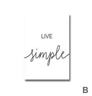 Dream Big Canvas Art B / 40 x 50cm / No Board - Canvas Print Only Clock Canvas