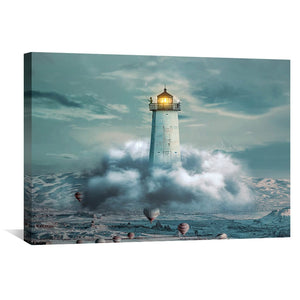 Dreaming Canvas Art 45 x 30cm / Unframed Canvas Print Clock Canvas