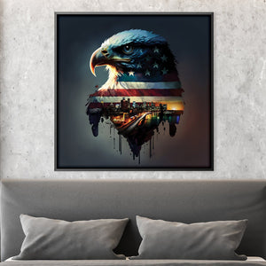 Eagle Eye Canvas Art Clock Canvas