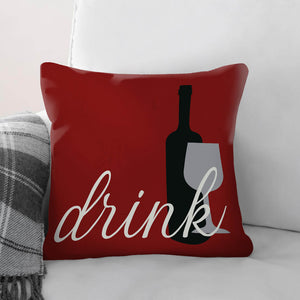 Eat Drink Love B Cushion Cushion 45 x 45cm Clock Canvas