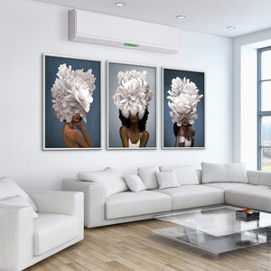 Elegant Woman Canvas Art Clock Canvas