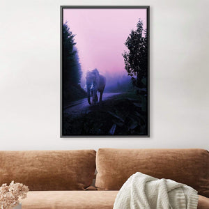 Elephant Canvas Art Clock Canvas