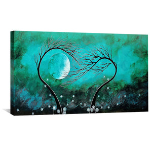 Emerald Dream Canvas Art Clock Canvas
